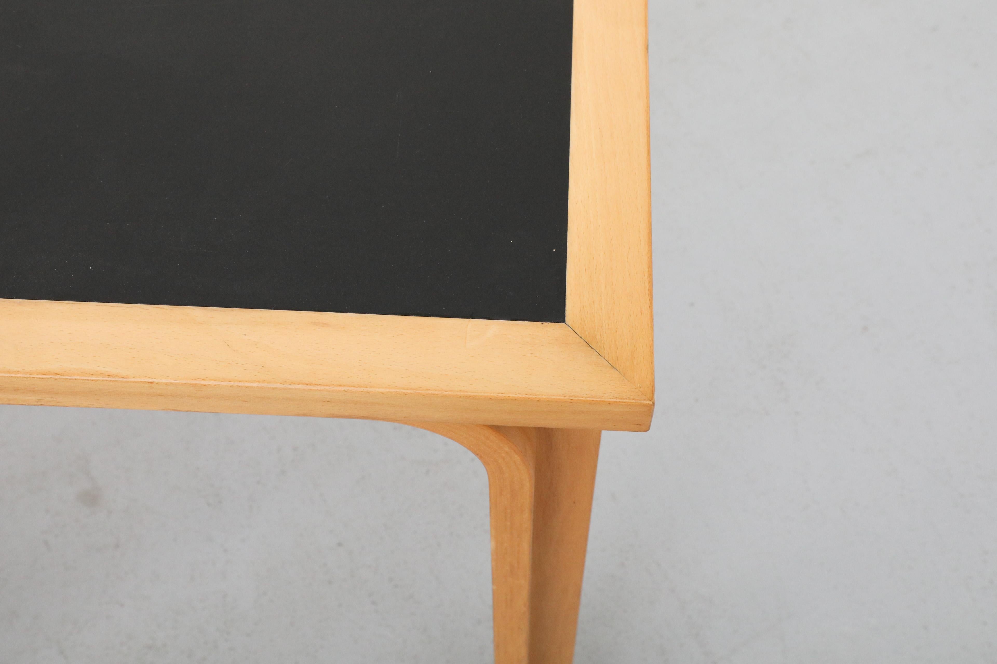 Thygesen & Sørensen Square Birch & Black Danish Center Table for Magnus Olesen 13