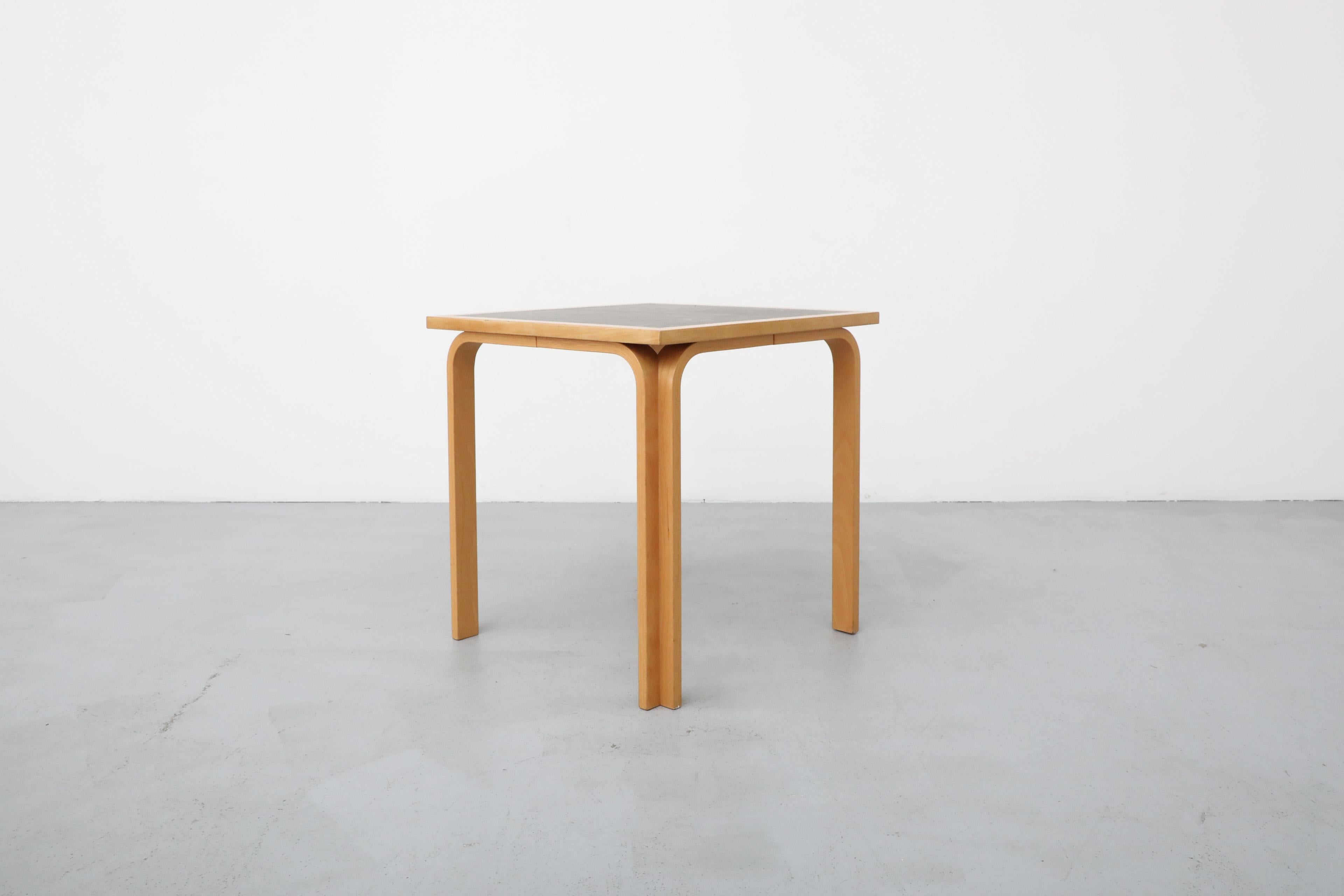 Thygesen & Sørensen Square Birch & Black Danish Center Table for Magnus Olesen 1
