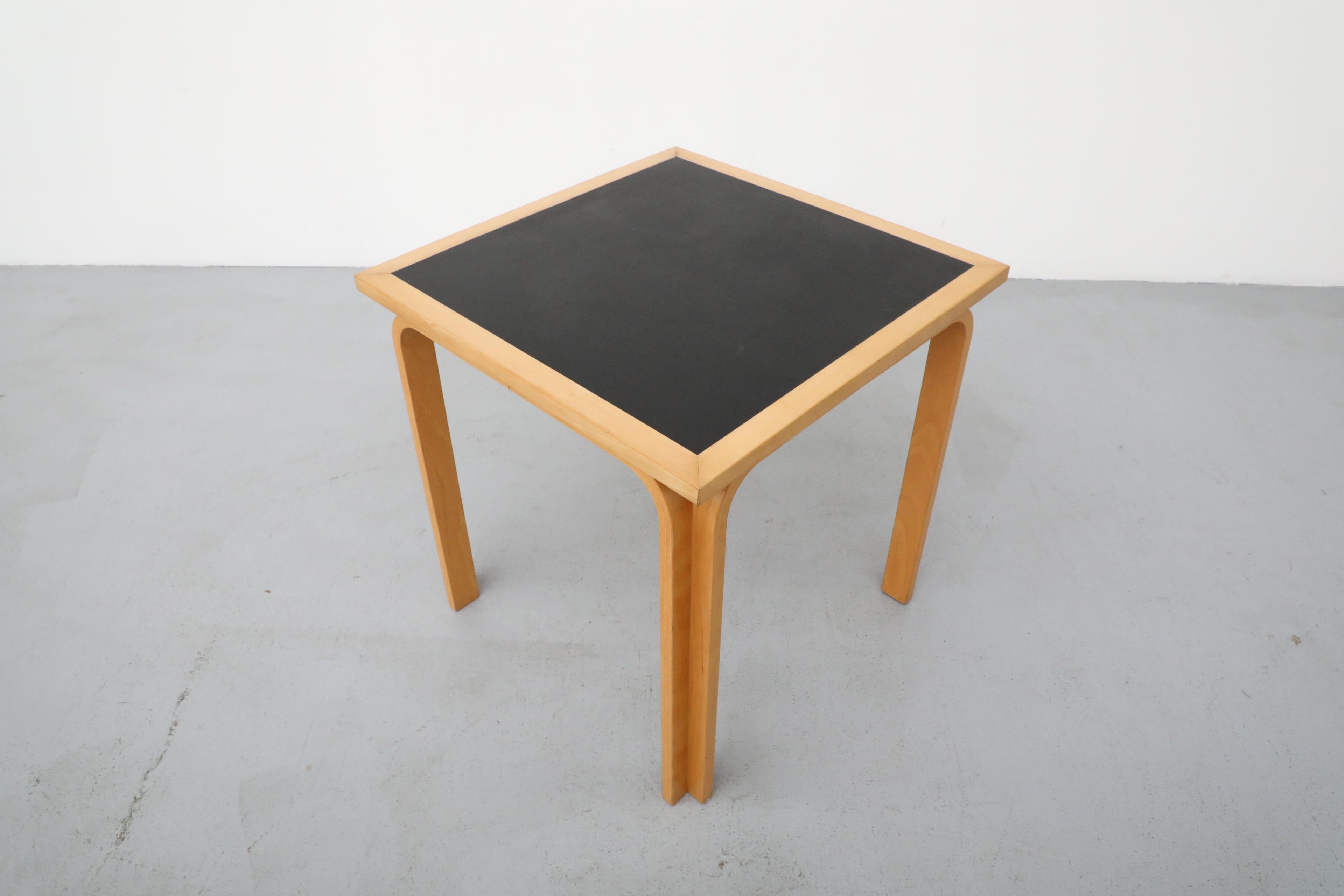 Thygesen & Sørensen Square Birch & Black Danish Center Table for Magnus Olesen 2
