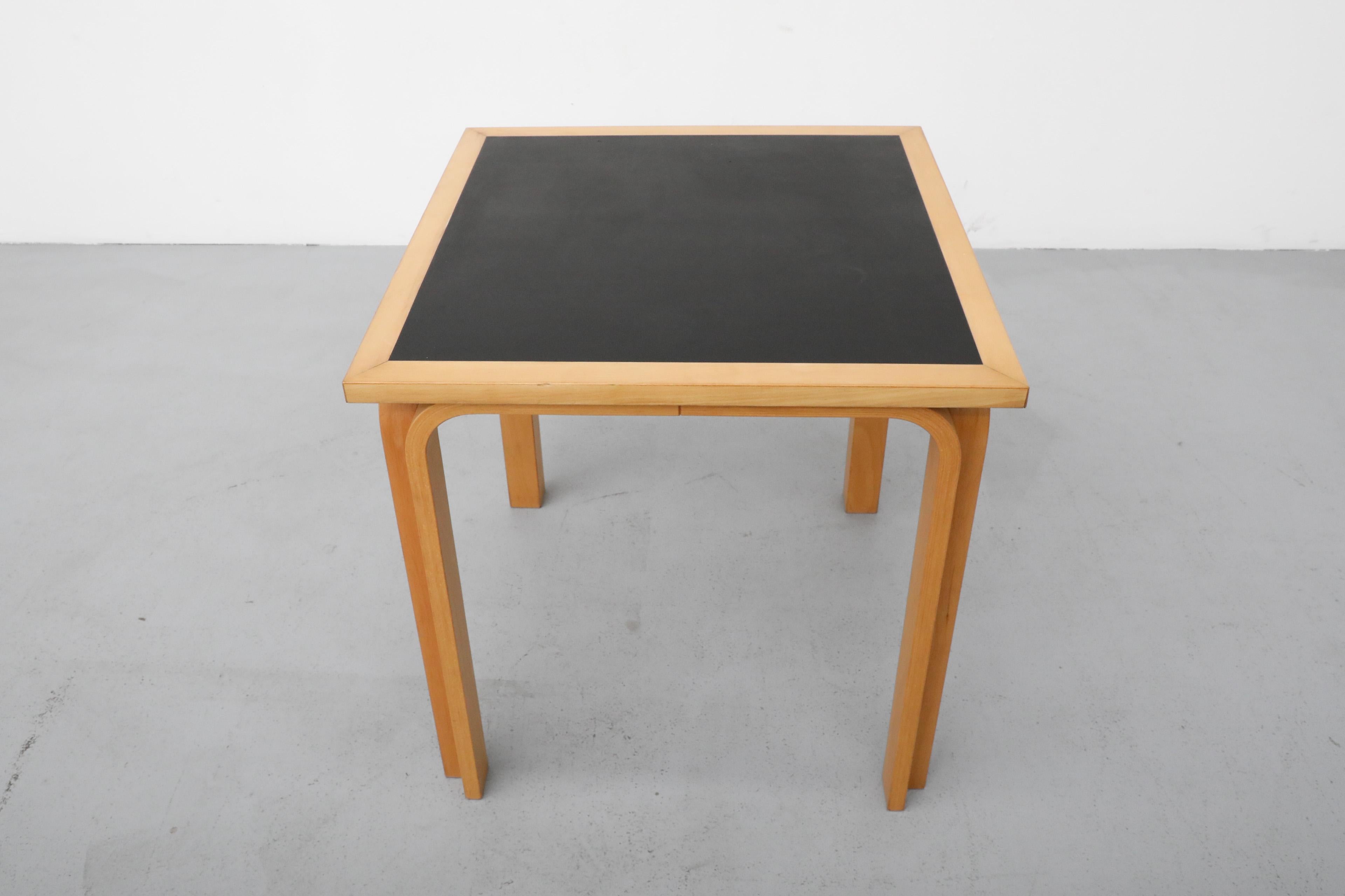 Thygesen & Sørensen Square Birch & Black Danish Center Table for Magnus Olesen 3