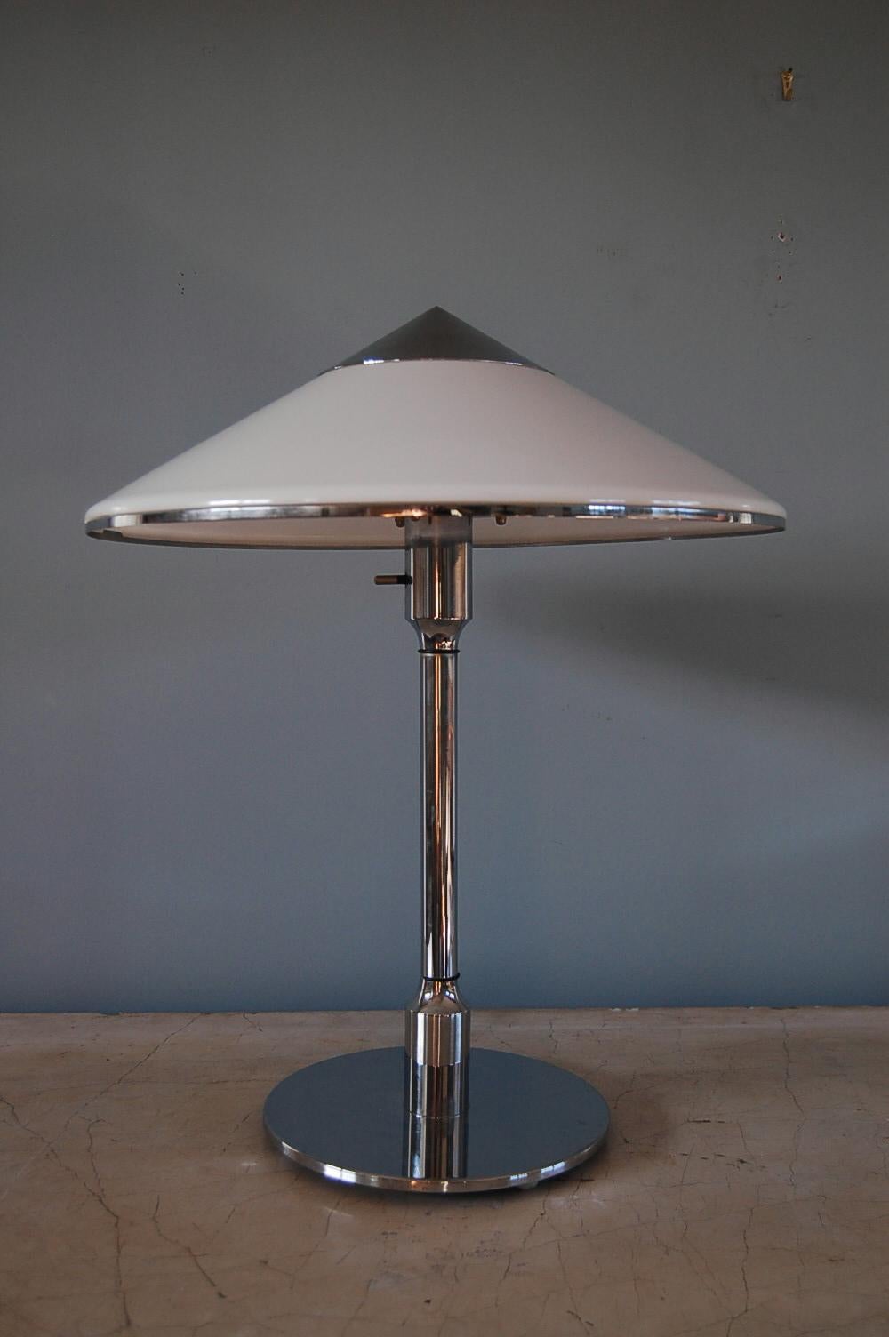 Niels Rasmussen Thykier, Table Light, Origin: Denmark, Circa 1940 In Excellent Condition In New York, NY