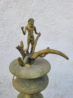 Thymiaterion Or Etruscan Incense Burner, Grand Tour, 19th Century