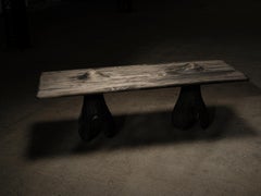 TI01 Kobaïen Sumi Ink Dining Table by Togigi