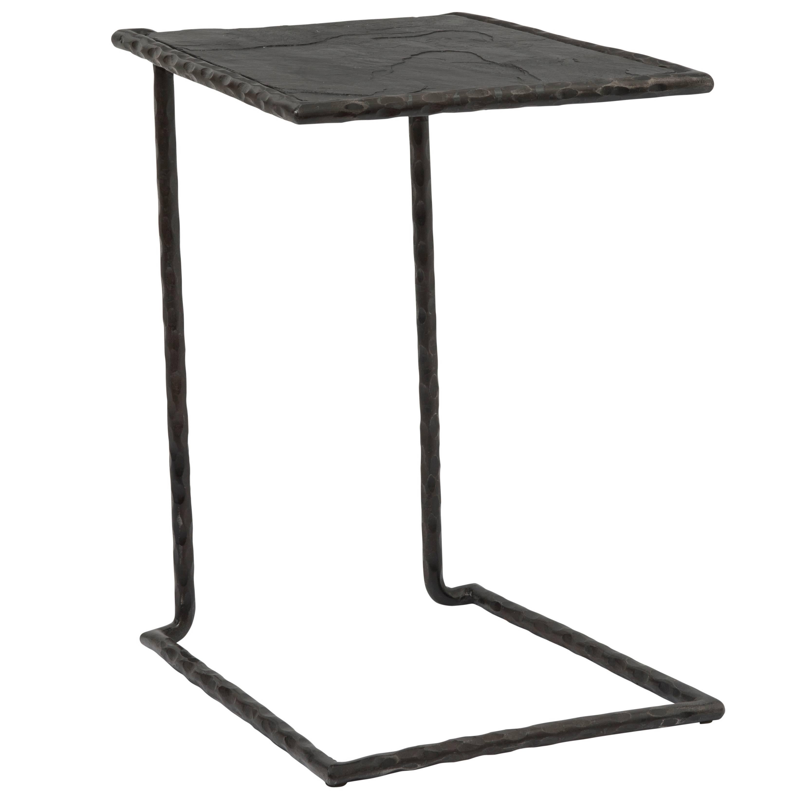 Tiago Square Side Table 'with No Parallel Lines' Designed by Solving Spaces For Sale