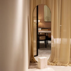 Tìam Fabric-Covered Freestanding Full-Lenght Mirror