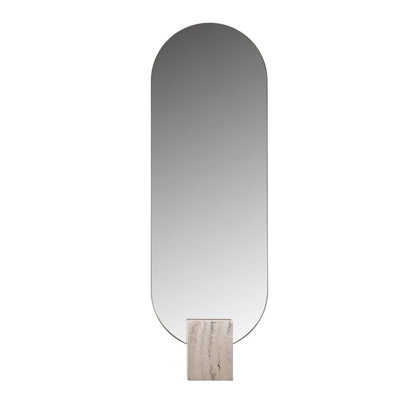 Tìam Fabric-Covered Freestanding Full-Lenght Mirror For Sale