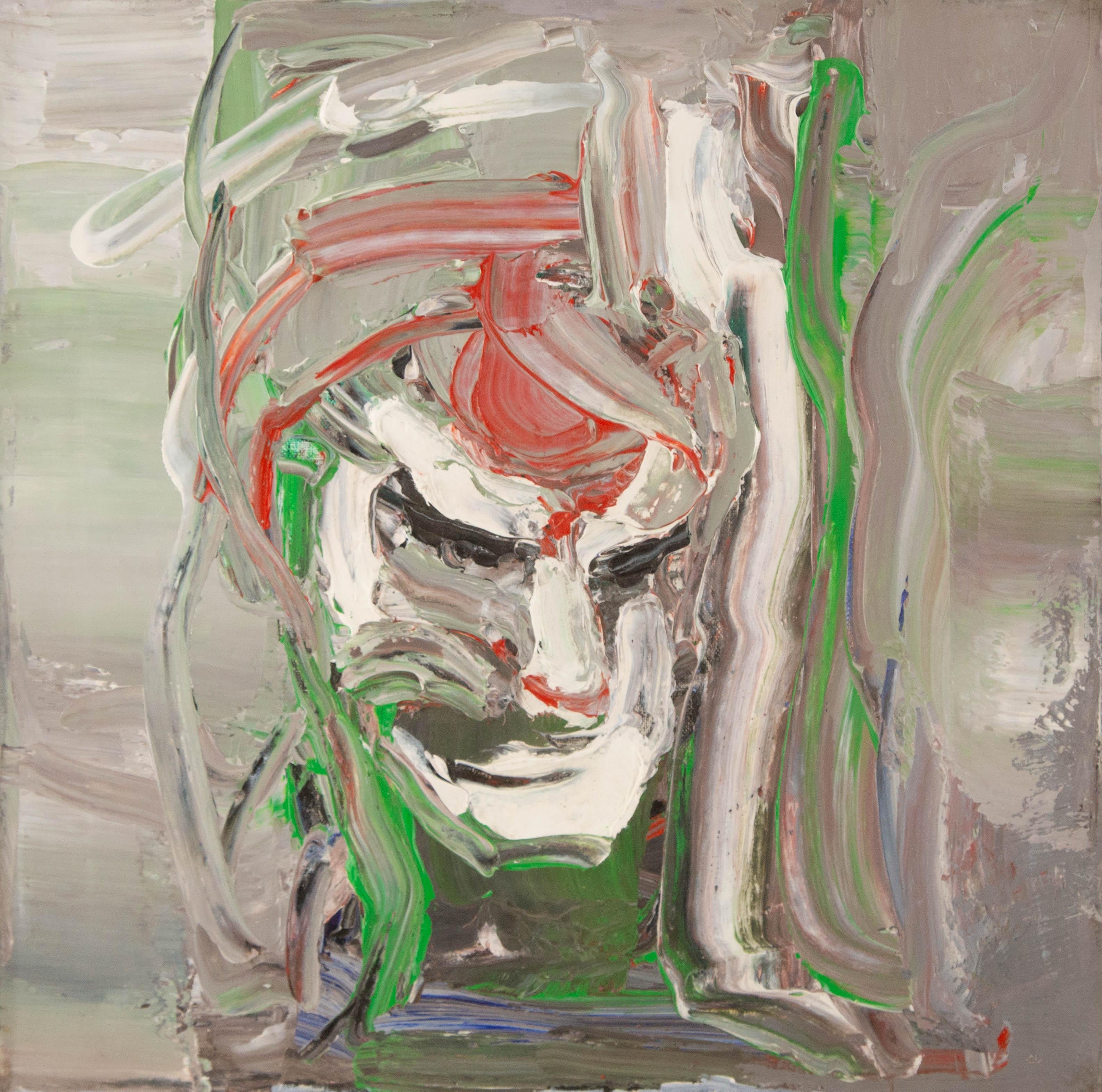  Titre : Visage II
 Médium : Huile sur toile
 Taille : 19.5 x 19.5 pouces
 Cadre : Options d'encadrement disponibles !
 Condit : Le tableau semble être en excellent état.
 Note : Cette peinture n'est pas étirée, elle est expédiée roulée à moins
