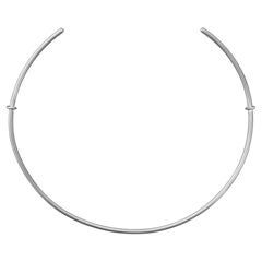 Tiana Marie Combes White Gold Roman Collar Necklace