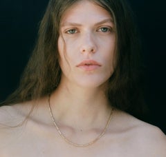 Tiana Marie Combes Yellow Gold Solid Rectangular Bar Link Chain Necklace