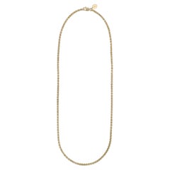 Tiana Marie Combes Yellow Gold Woven Chain Necklace