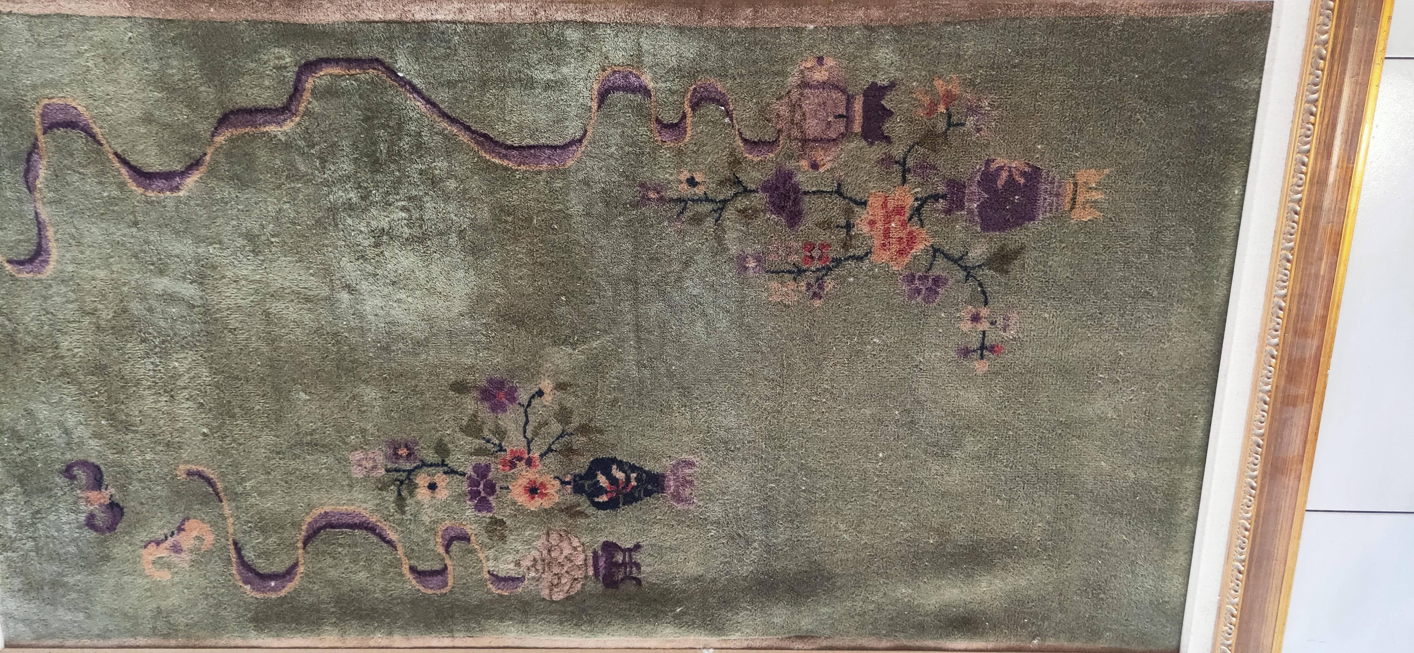 Hand-Knotted Tianjin / Tientsin Art Deco Rug For Sale
