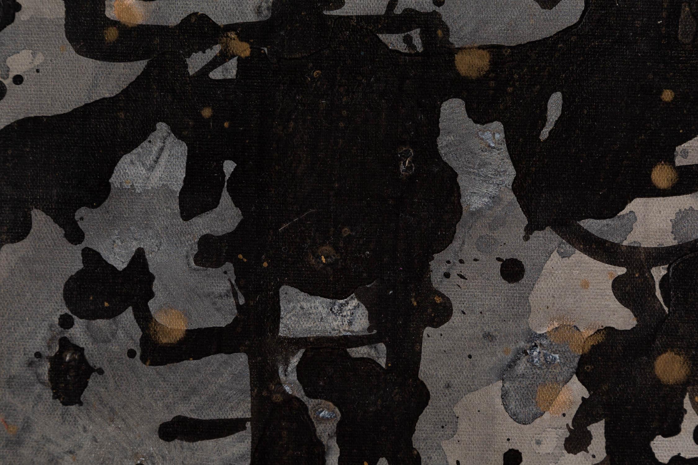 Tianliang Cheng Abstraktes Original Acryl auf Leinwand „Abstrakte Welt II“ im Angebot 3