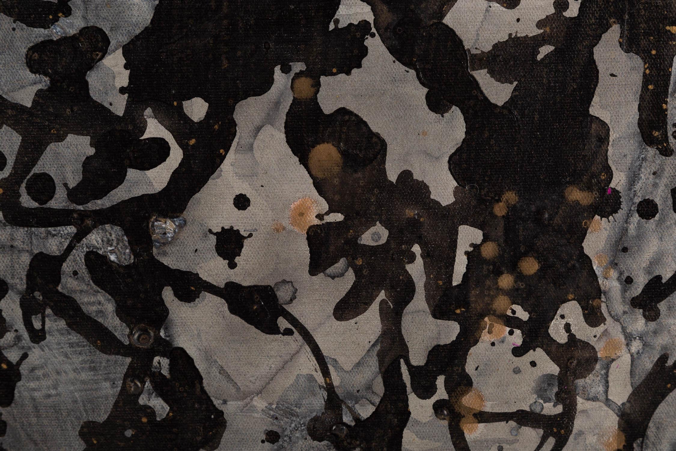 Tianliang Cheng Abstraktes Original Acryl auf Leinwand „Abstrakte Welt II“ im Angebot 5