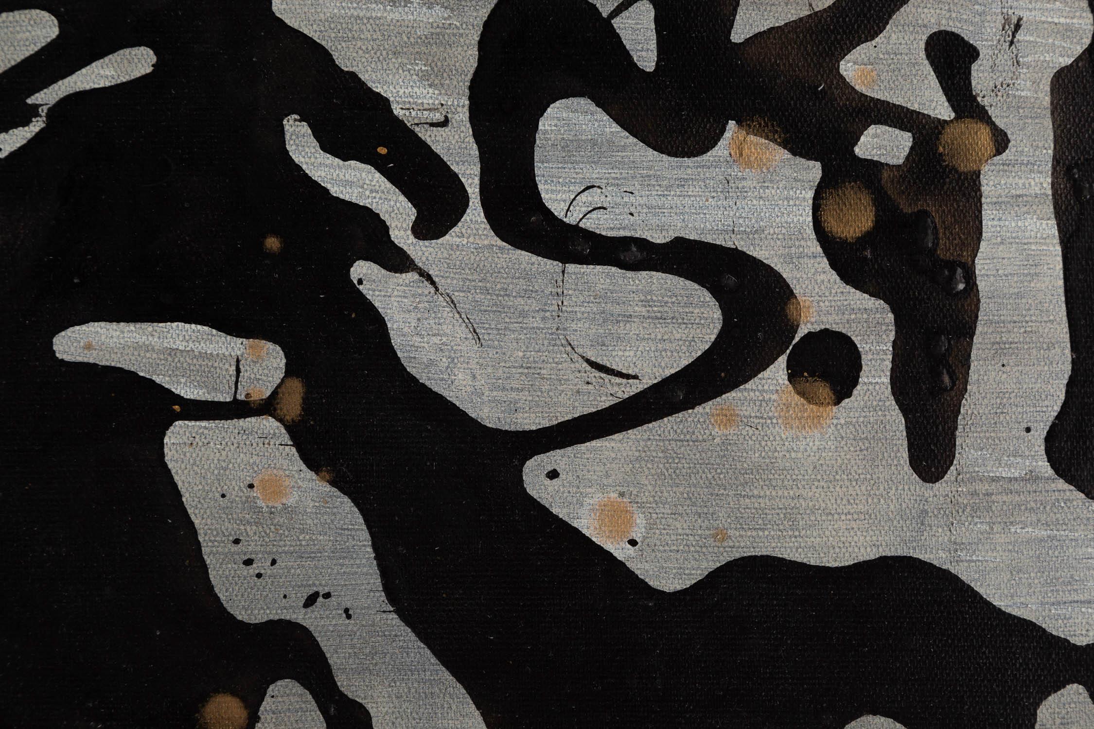 Tianliang Cheng Abstraktes Original Acryl auf Leinwand „Abstrakte Welt III“ im Angebot 3