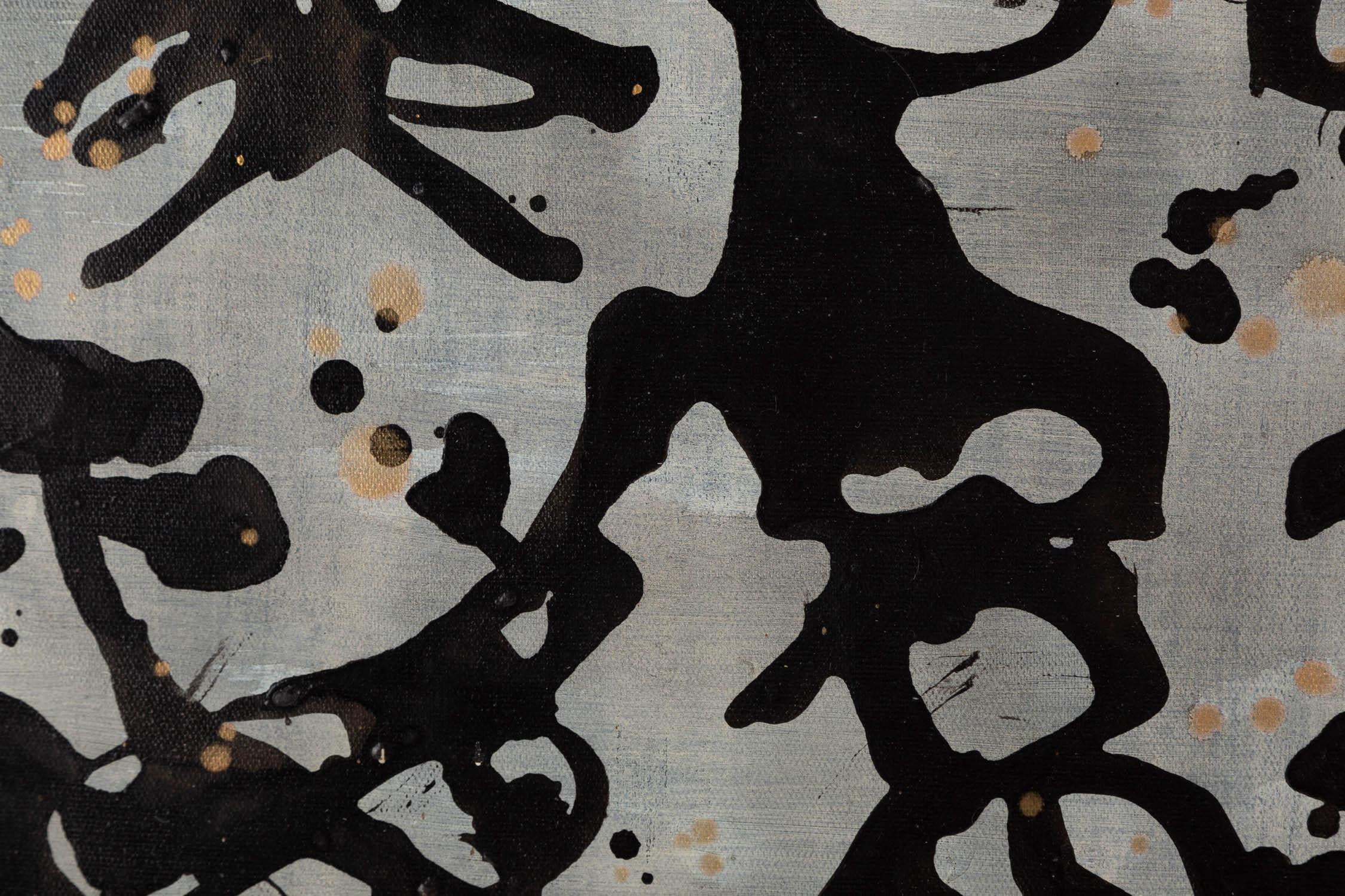 Tianliang Cheng Abstraktes Original Acryl auf Leinwand „Abstrakte Welt III“ im Angebot 5