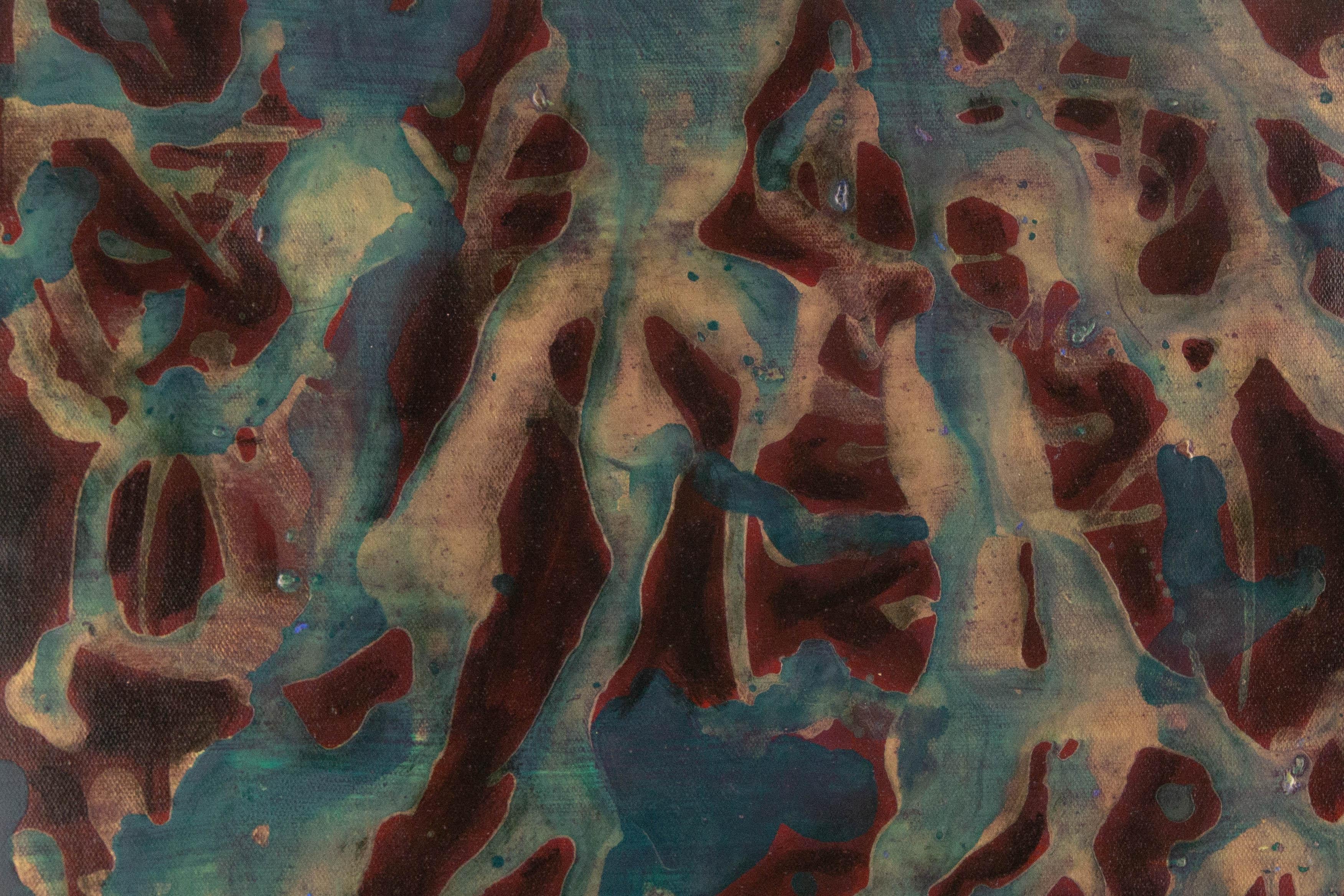 Tianliang Cheng Abstract Original Oil On Canvas 