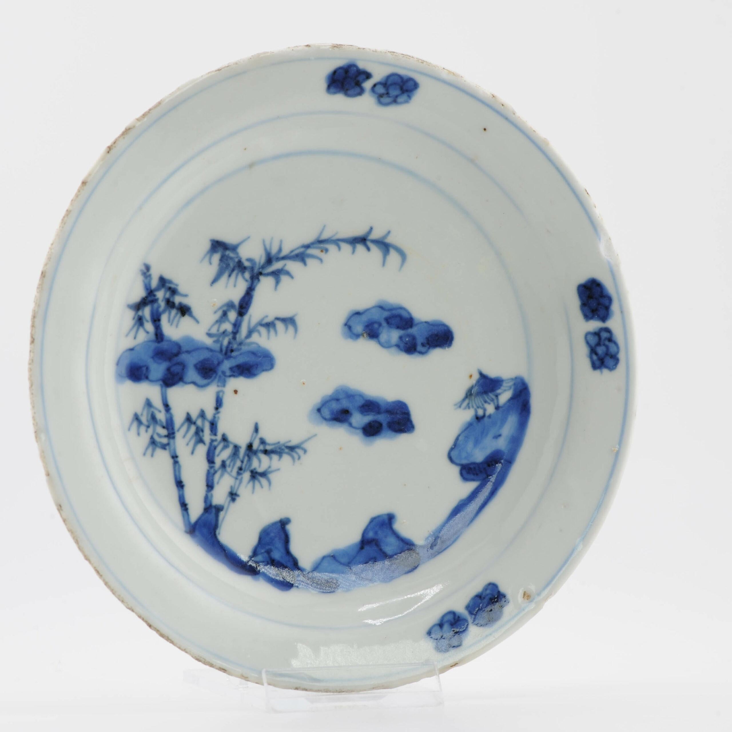 Tianqi Kosometsuke Antica Porcellana Cinese 17c Dinastia Ming Ni Zan in vendita 12