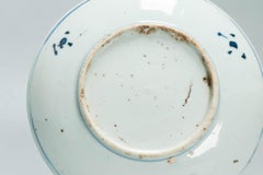 Tianqi Period 17C Chinese Porcelain Ming Dish Landscape BIRDS IN FLIGHT