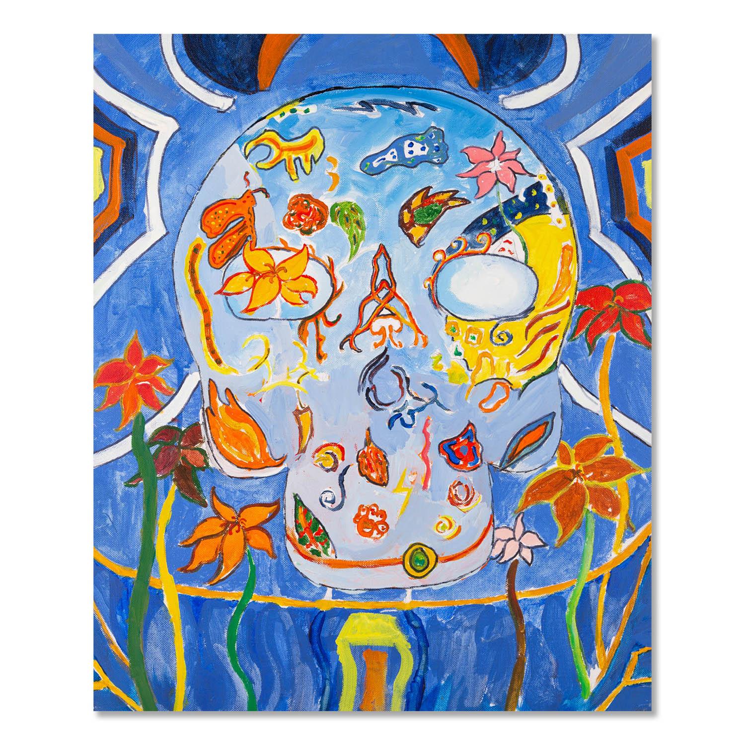  Title: Roaming Flowers
 Medium: Oil on canvas
 Size: 23 x 19 inches
 Frame: Framing options available!
 Condition: The painting appears to be in excellent condition.
 
 Year: 2000 Circa
 Artist: Tianying Li
 Signature: Unsigned
 Signature Location:
