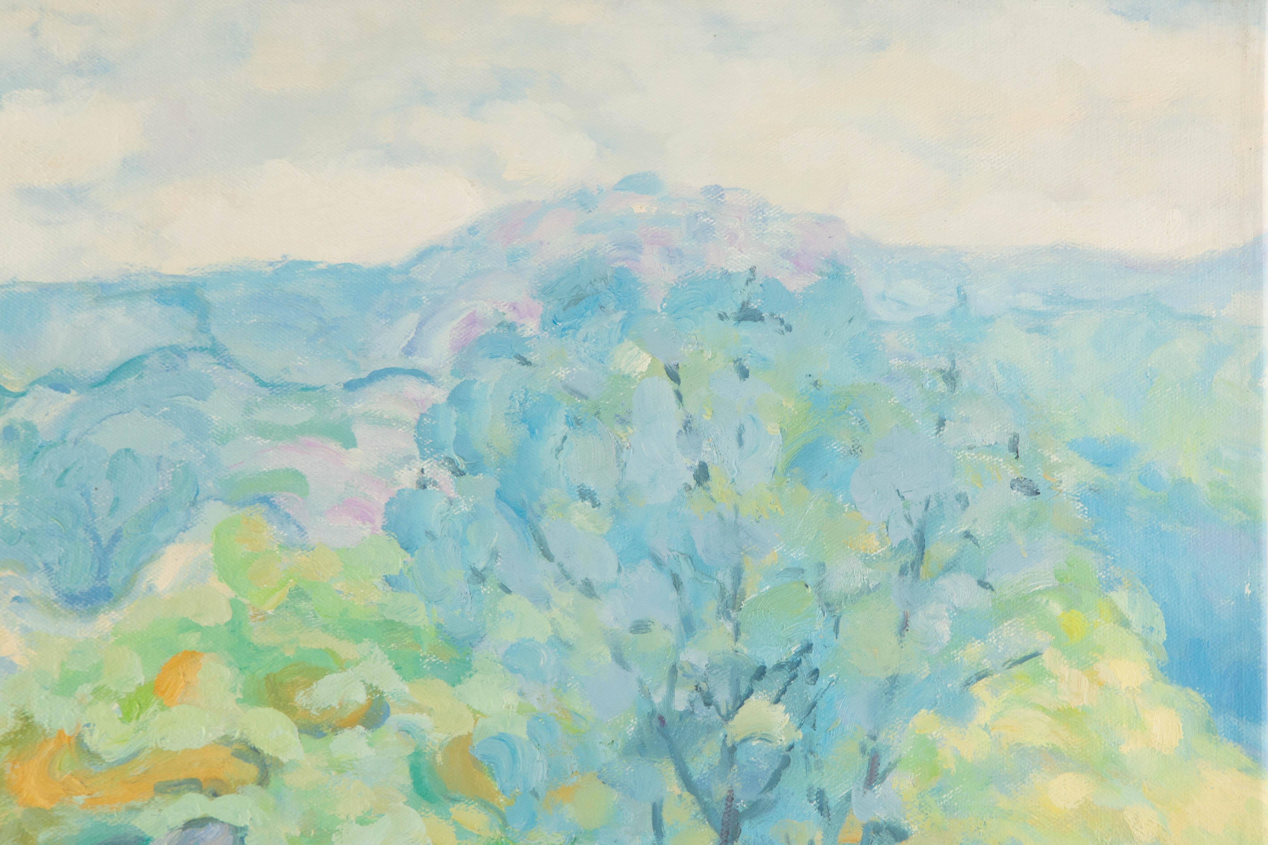 Tianyu Pan Impressionist Original Öl auf Leinwand 