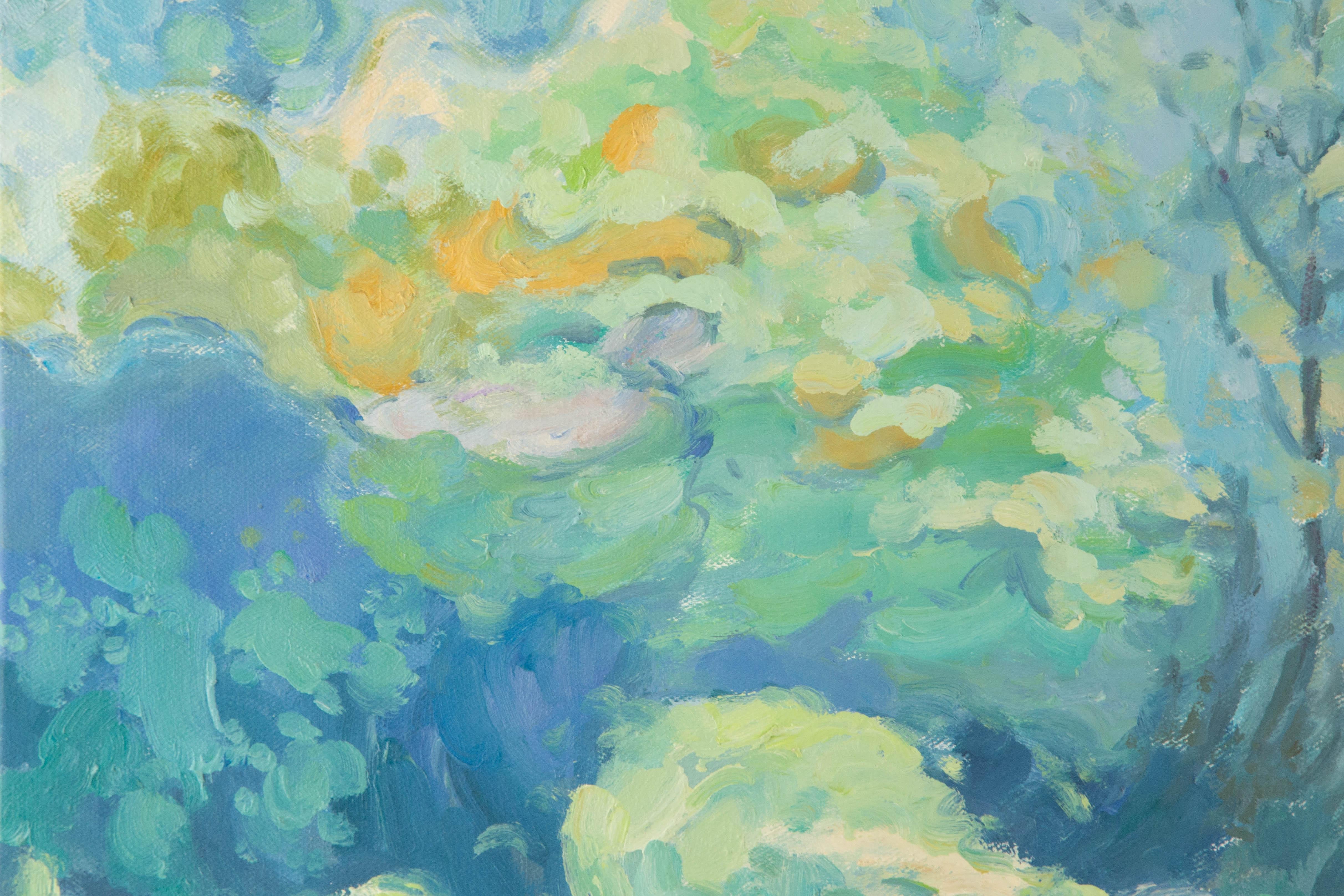Tianyu Pan Impressionist Original Öl auf Leinwand 