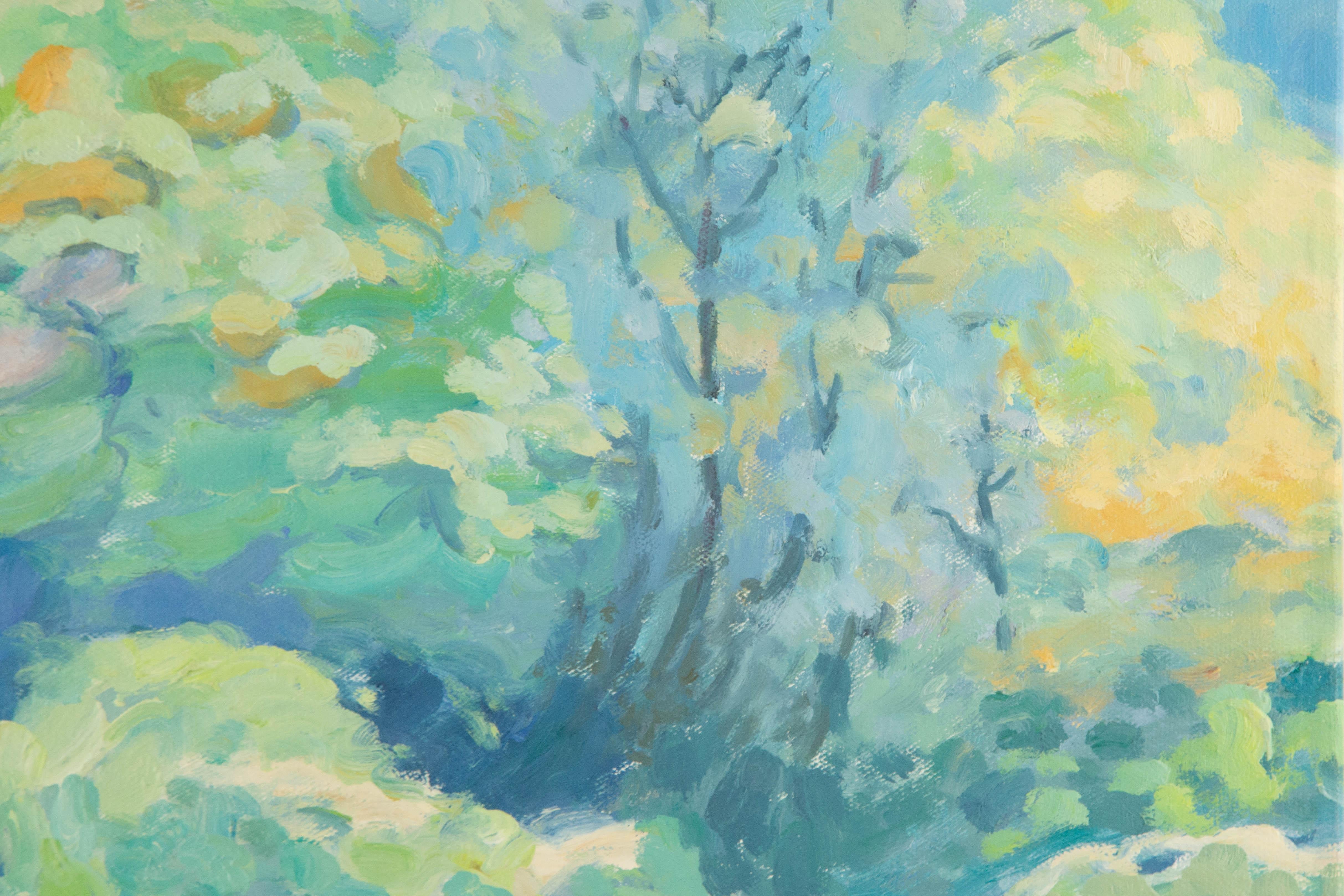 Tianyu Pan Impressionist Original Öl auf Leinwand 