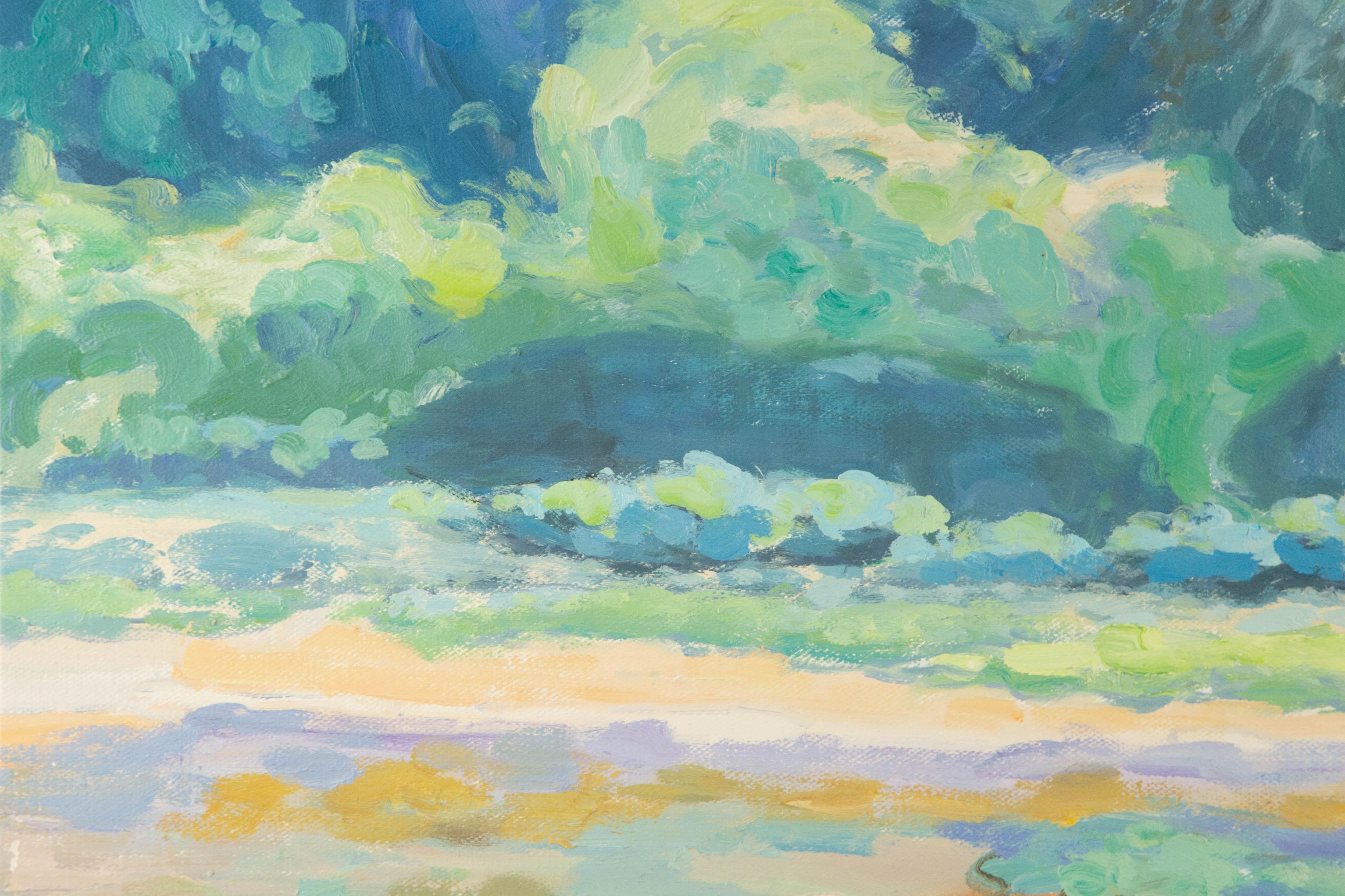 Tianyu Pan Impressionist Original Öl auf Leinwand 