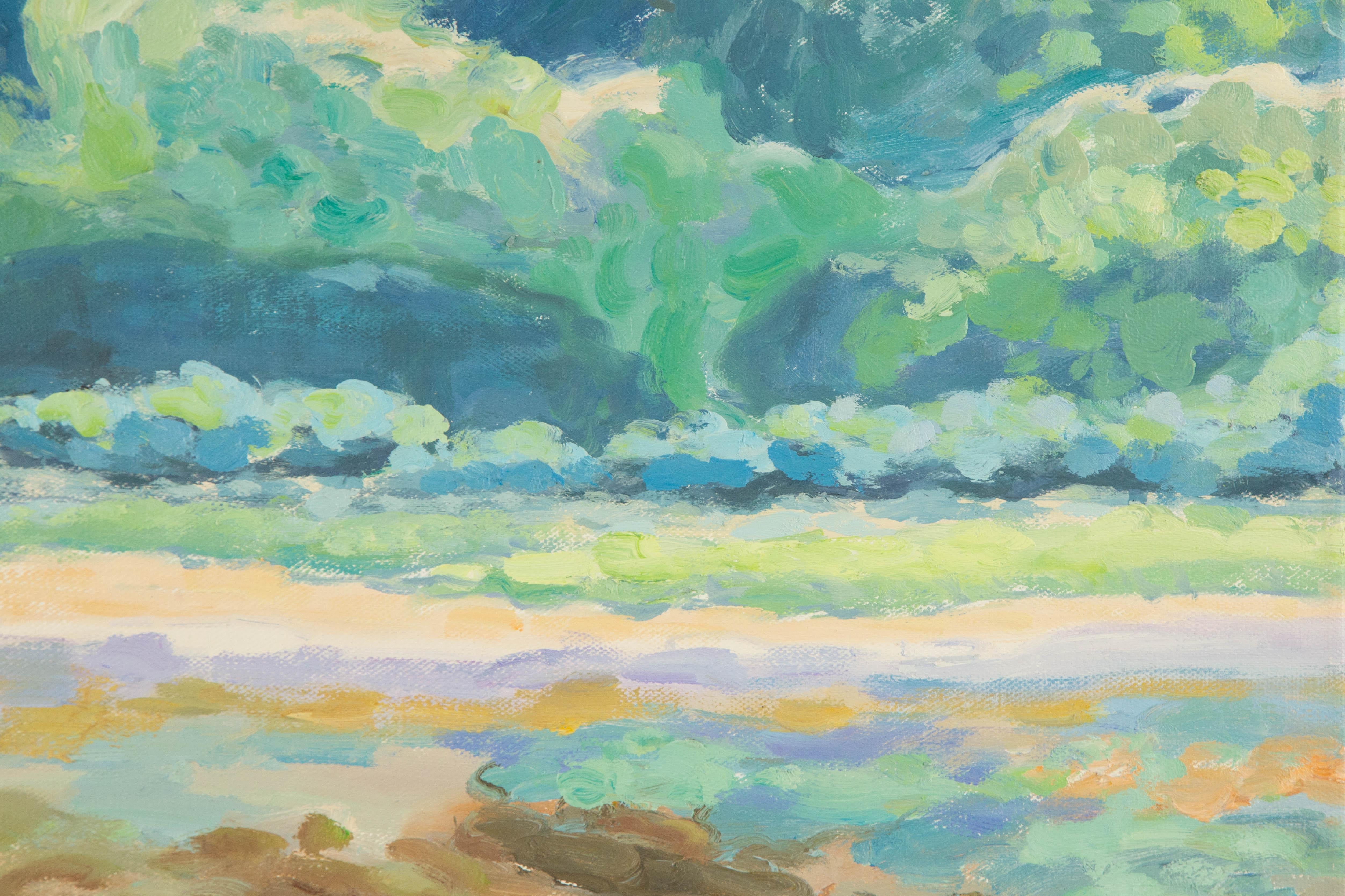 Tianyu Pan Impressionist Original Öl auf Leinwand 