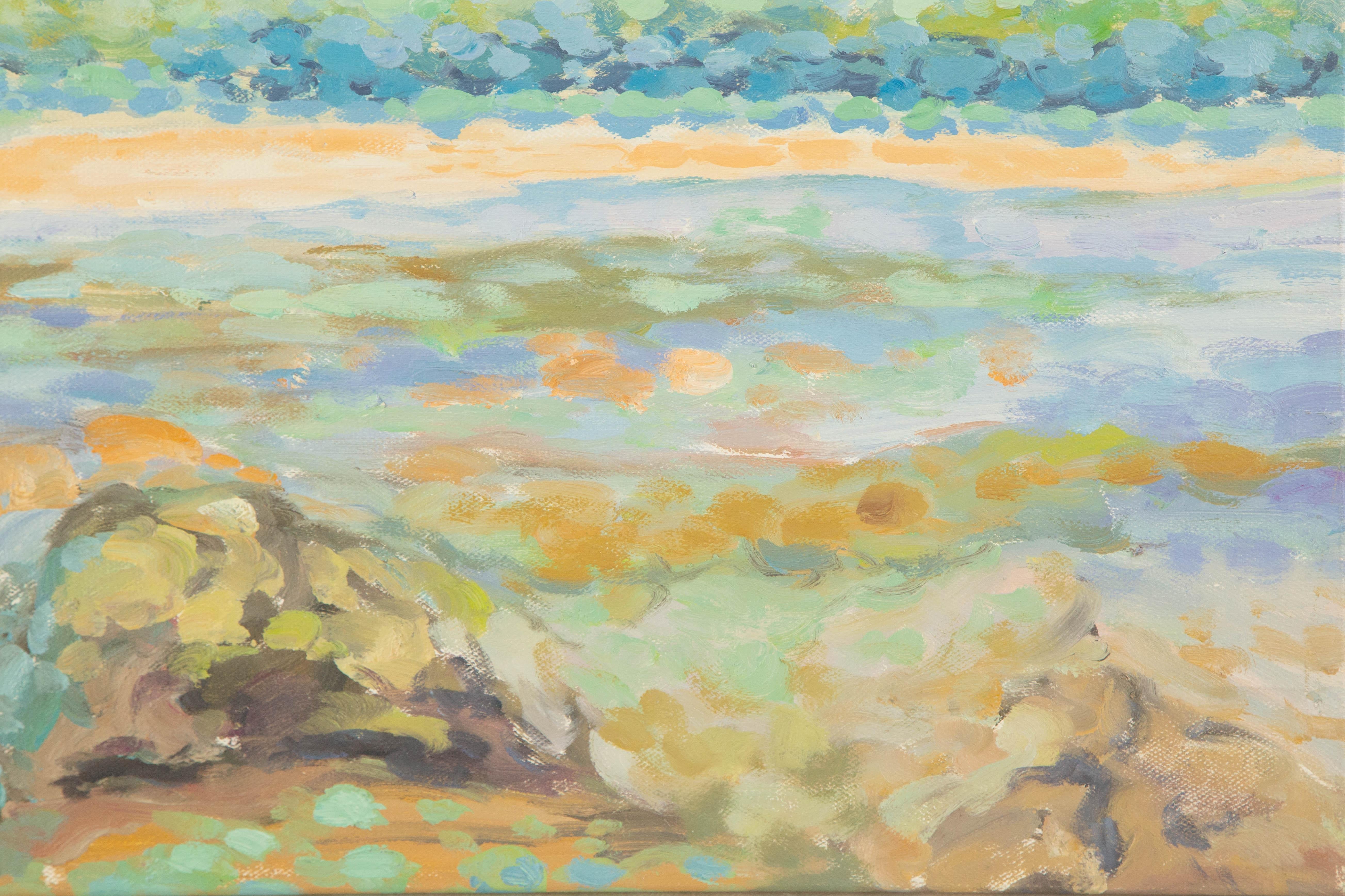 Tianyu Pan Landscape Original Oil On Canvas 