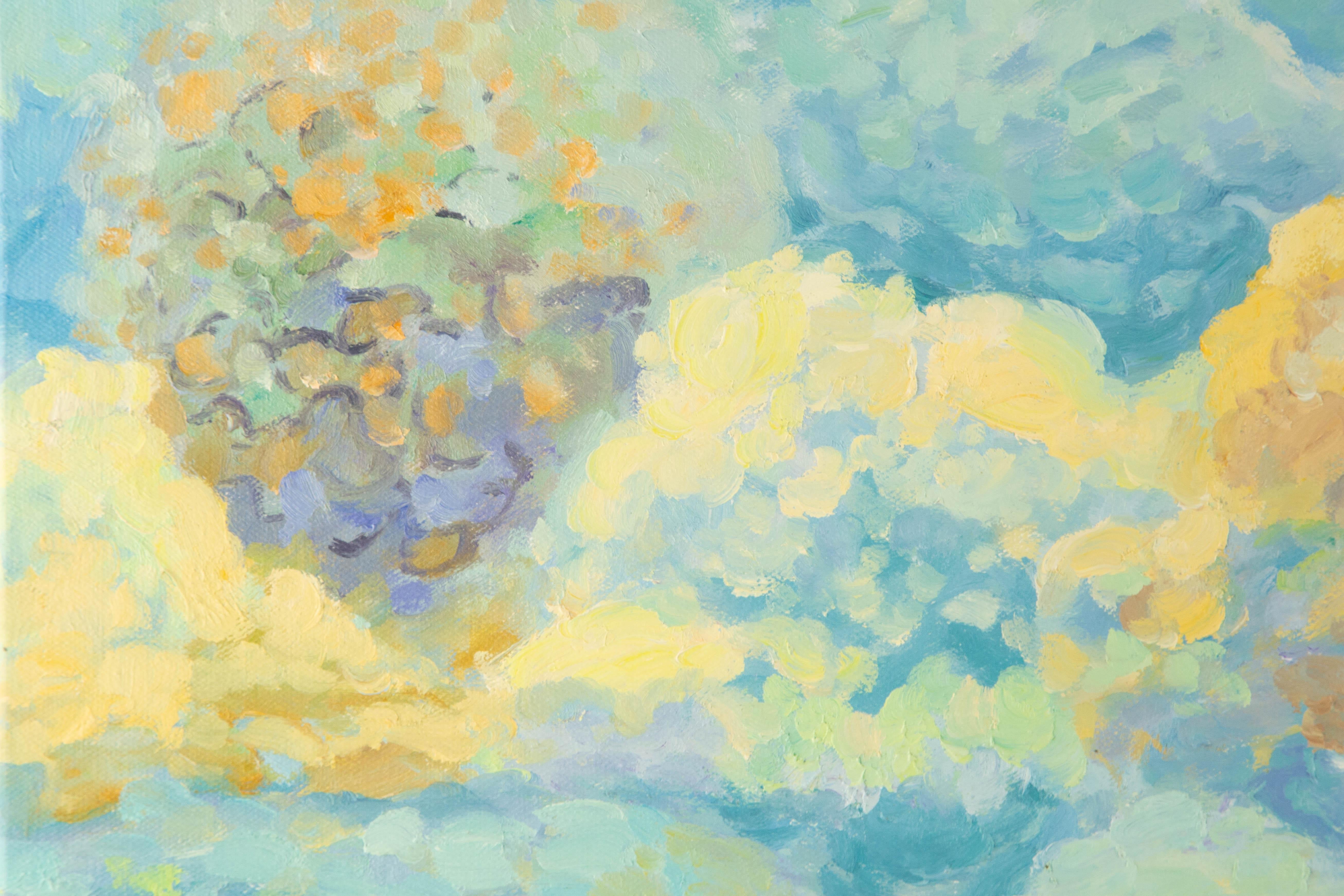 Tianyu Pan Landscape Original Oil On Canvas 