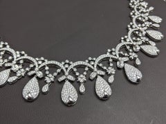 Tiara Crown Diamond Necklace