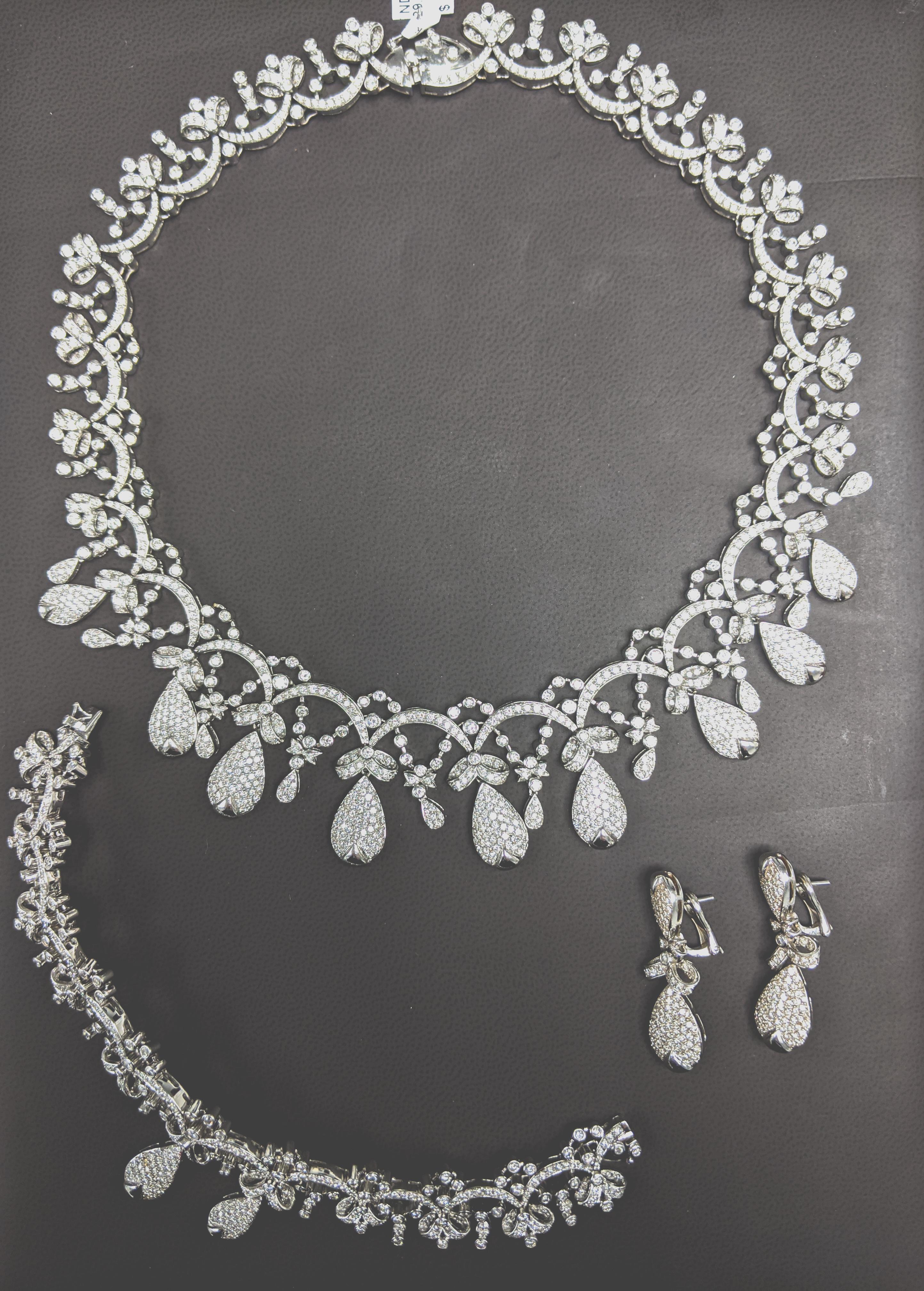 congo diamond necklace tiara