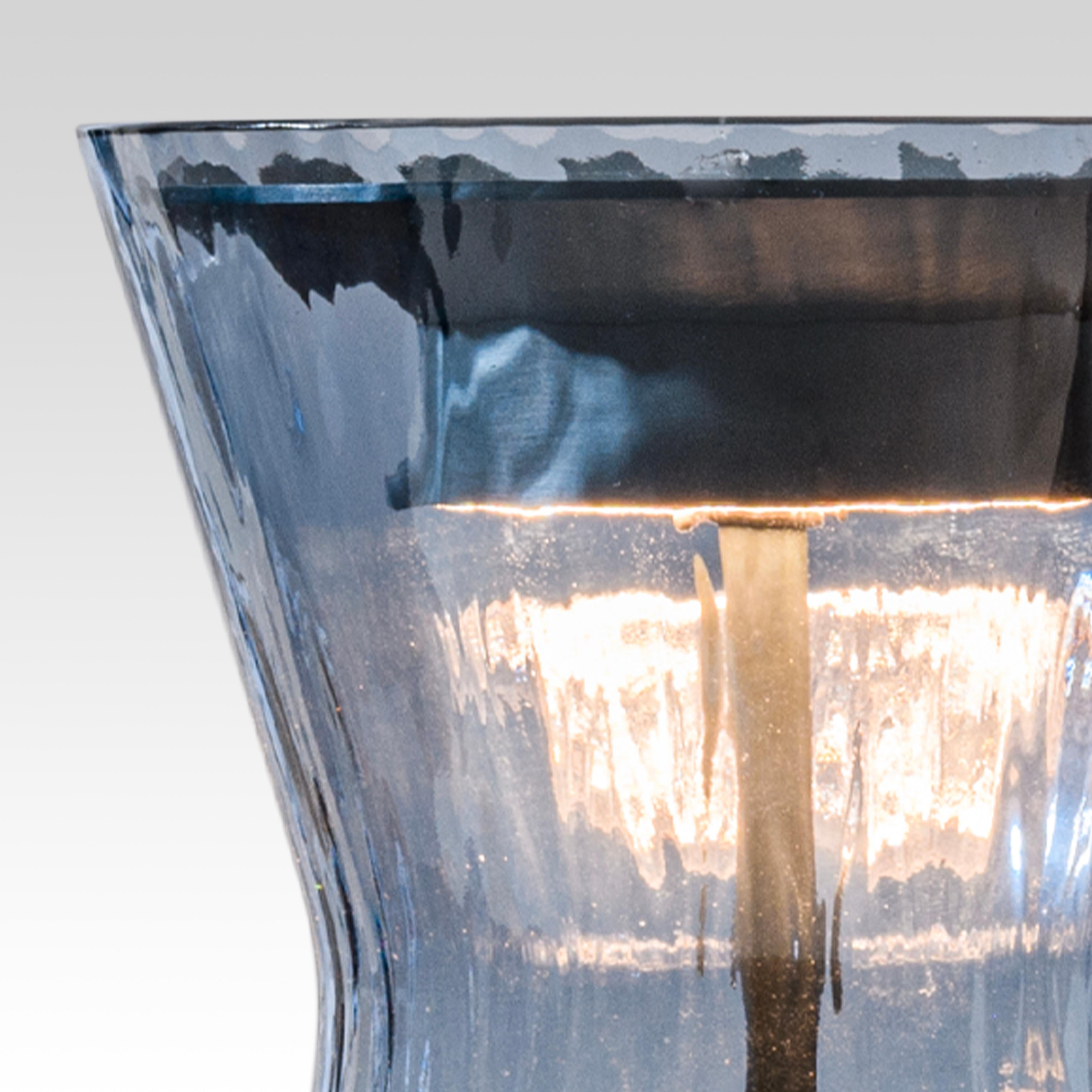 Mid-Century Modern Lampe de table Tiara en verre de Murano par Francesco Lucchese pour Venini en vente