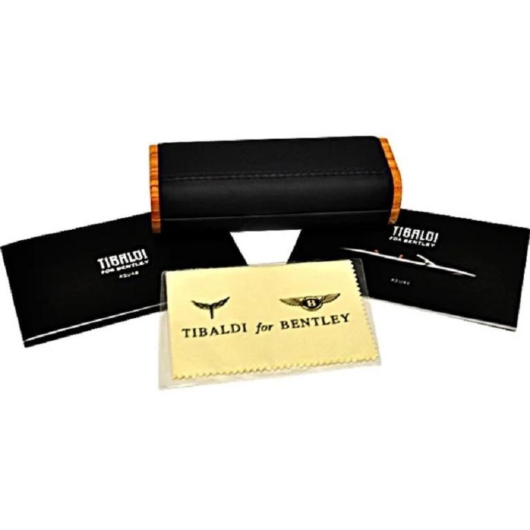 Limited edition #051/500 Tibaldi for Bentley Azure fountain pen in sterling silver with 18K nib. New, complete with presentation box, papers and pouch.
