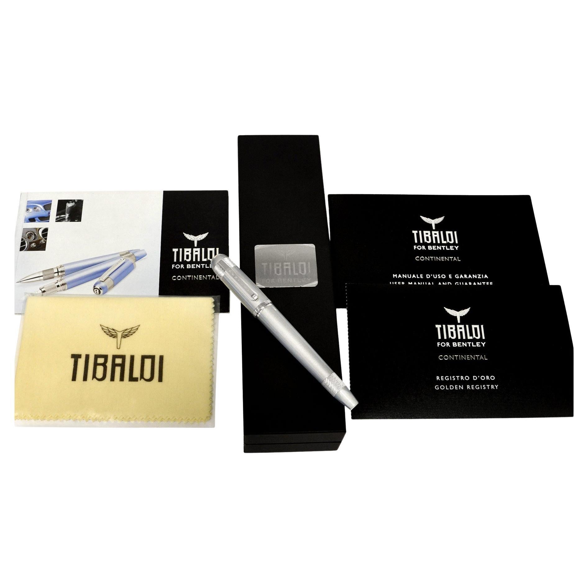 Tibaldi for Bentley Continental Ball Point Pen, Limited Edition #510/999 For Sale