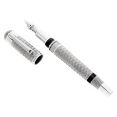 Tibaldi Montegrappa Bentley Crewe Collection, Sterling Silver Fountain Pen