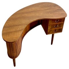 Tibergaard Nielsen Danish Modern Kidney Boomerang Desk
