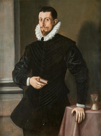 Portrait of a Gentleman, early 17th century, by Tiberio Titi