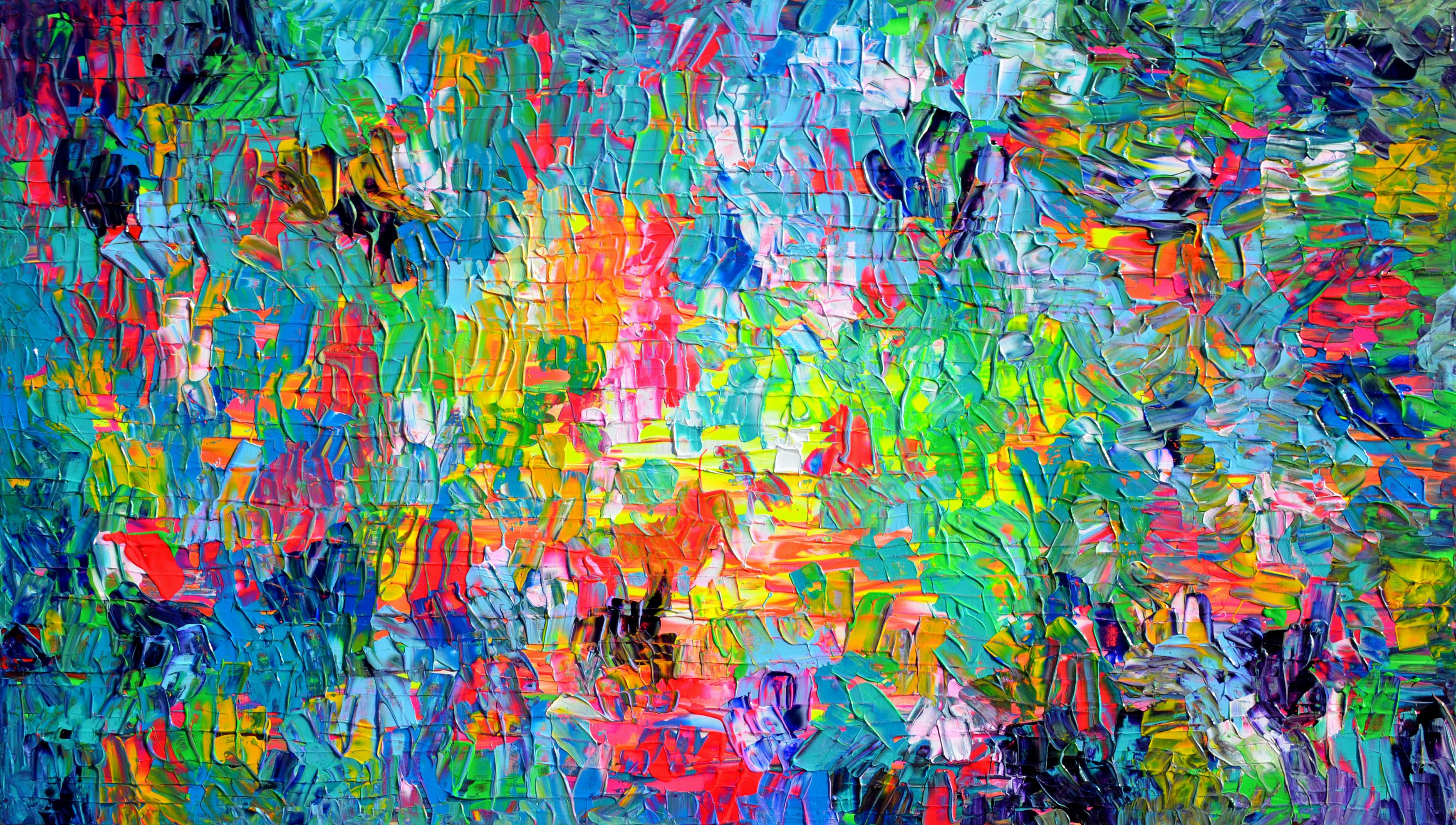 Tiberiu Soos Abstract Painting - Palette