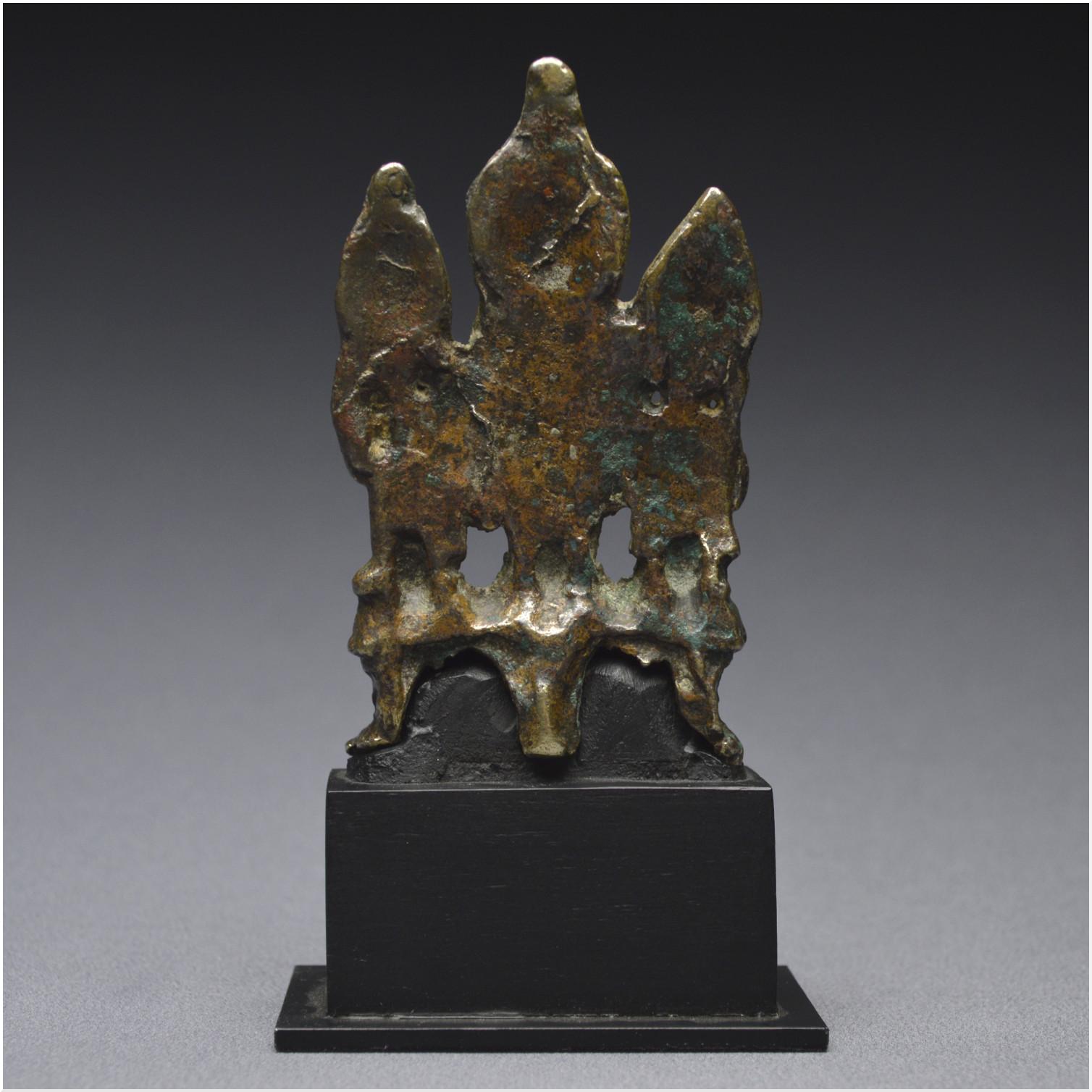 18th Century and Earlier Tibet, 10th-12th Century, Buddha and Bodhisattvas, Copper alloy and silver inlay