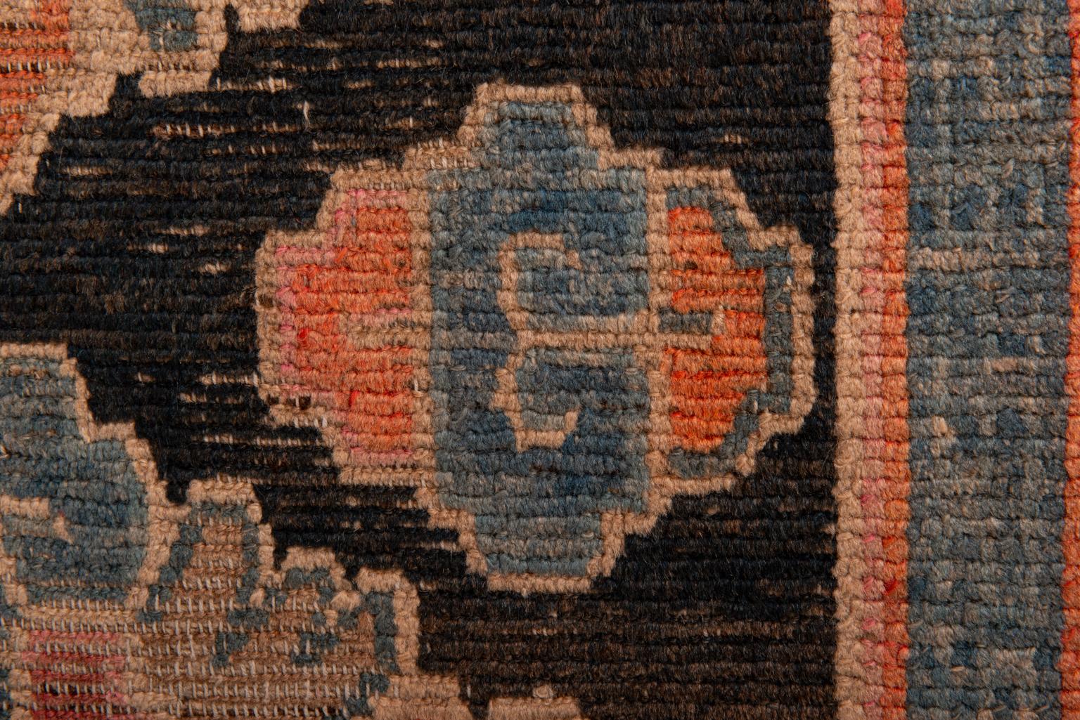 Tibetan Antique Carpet from Private Collection For Sale 6