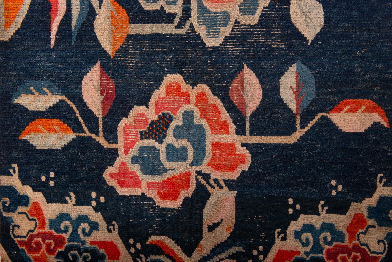 Tibetan Antique Carpet from Private Collection 4