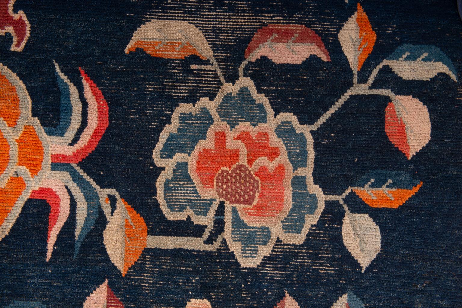 Tibetan Antique Carpet from Private Collection 2