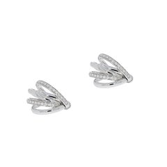 Tibet Diamond White Gold Earrings by Mattioli