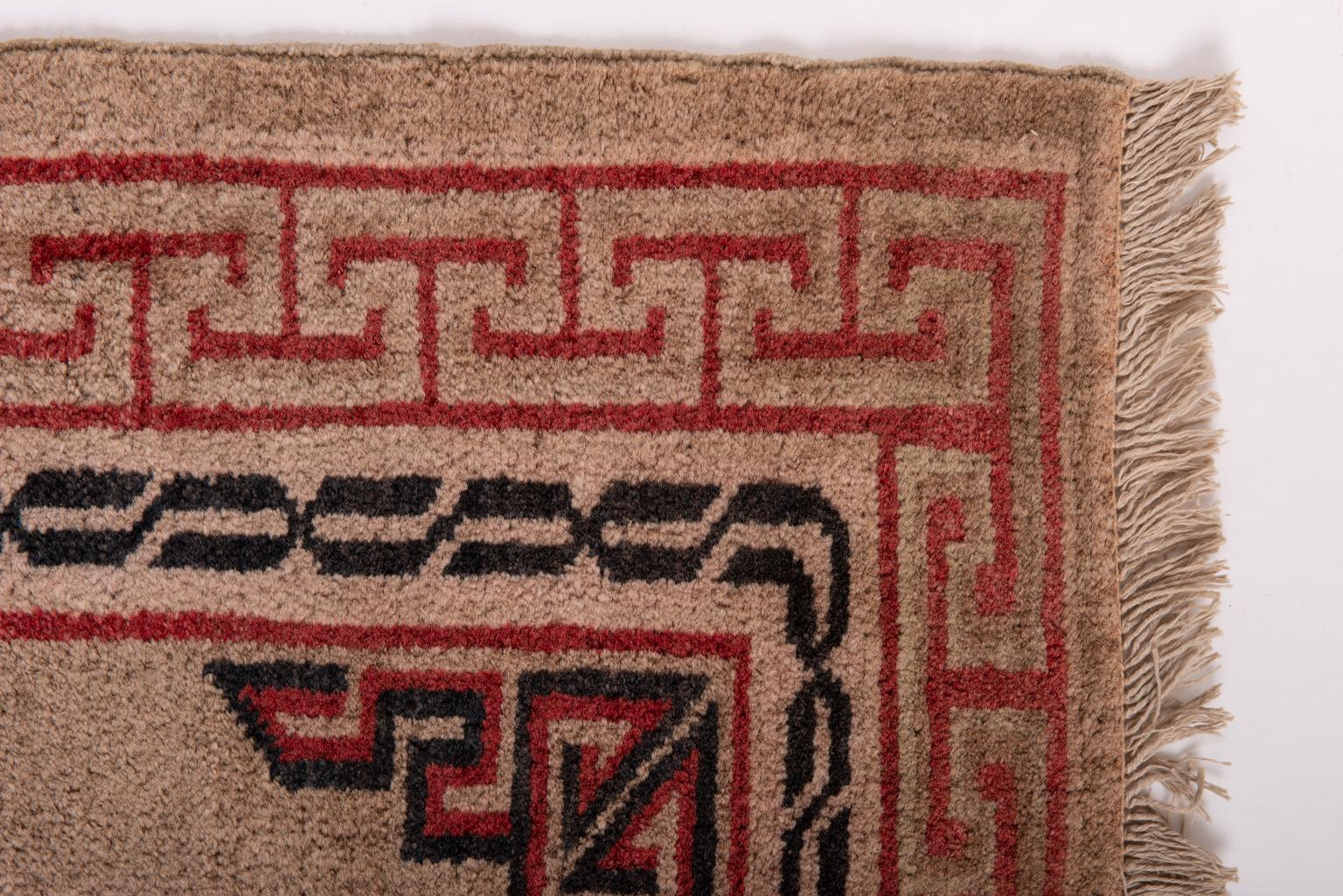 20th Century Tibetan Vintage Carpet For Sale