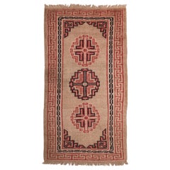 Einfach eleganter tibetisch-viktorianischer Teppich