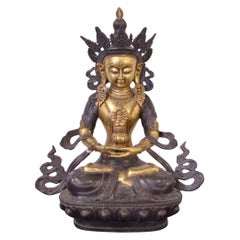 Tibetan 20th Century Bronze Statue of Tara