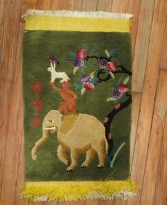 Tibetan Animal Pictorial Rug
