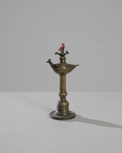 Tibetan Brass Bird Oil Lamp