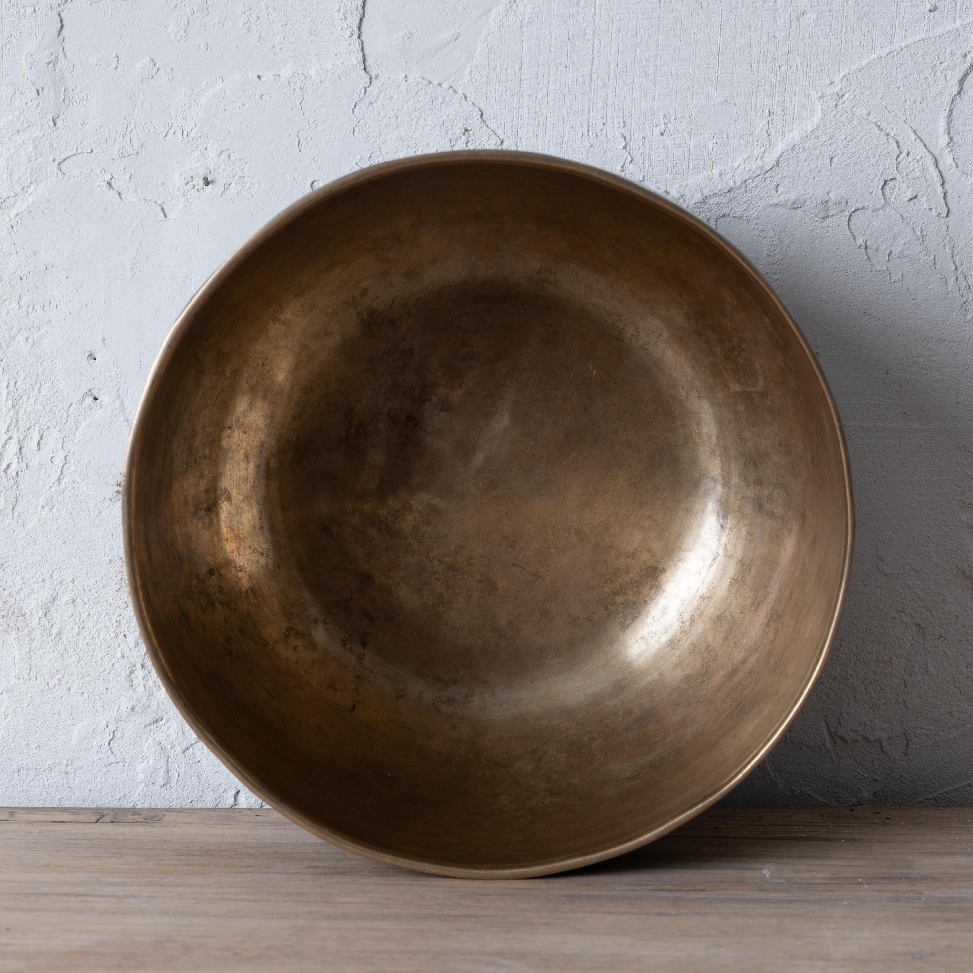 Tibetische Bronze-Klangschale im Angebot 3